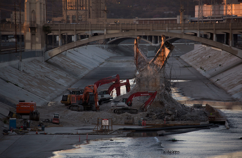 6th Street Bridge Demolition